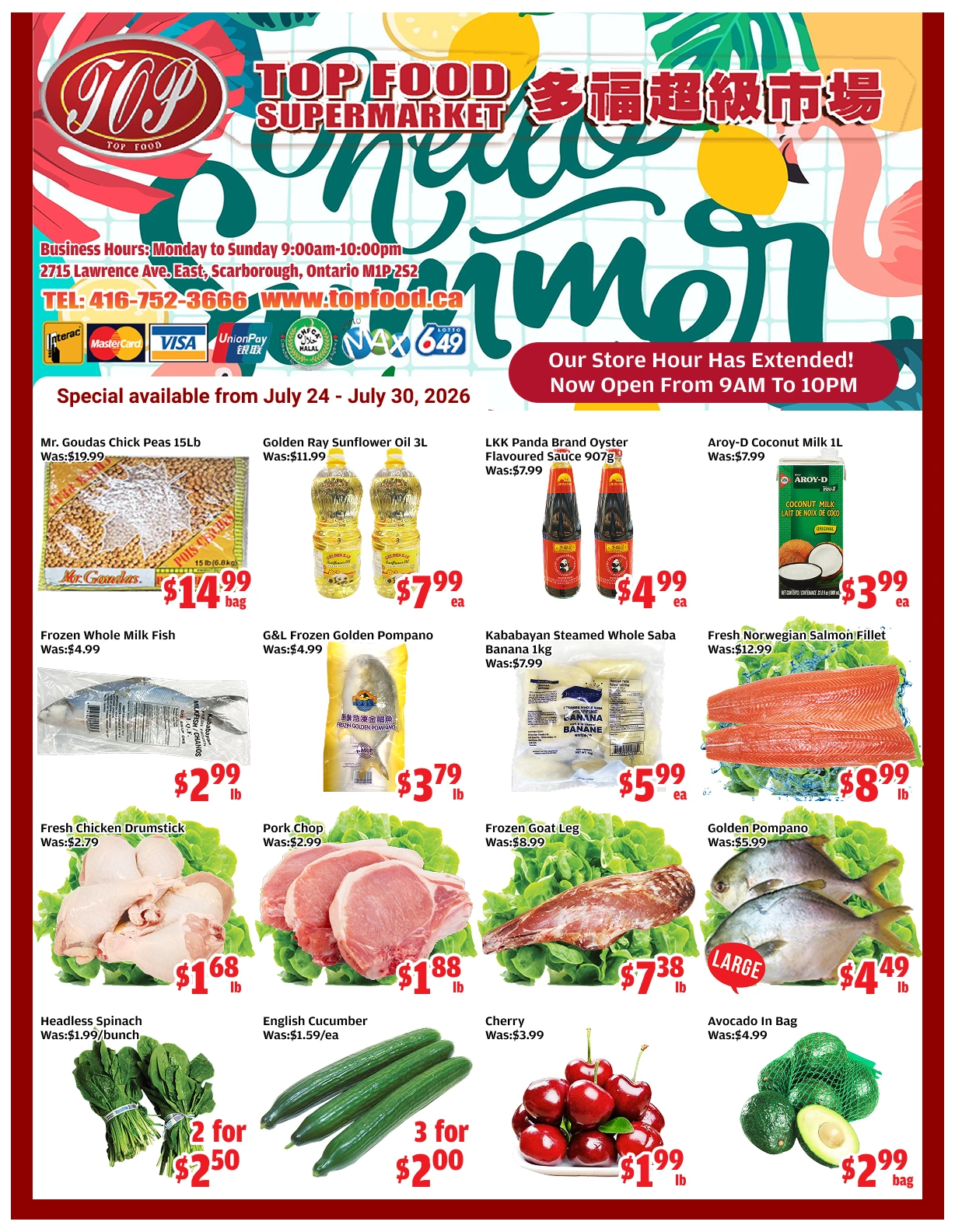 Top Food Supermarket flyer page 1