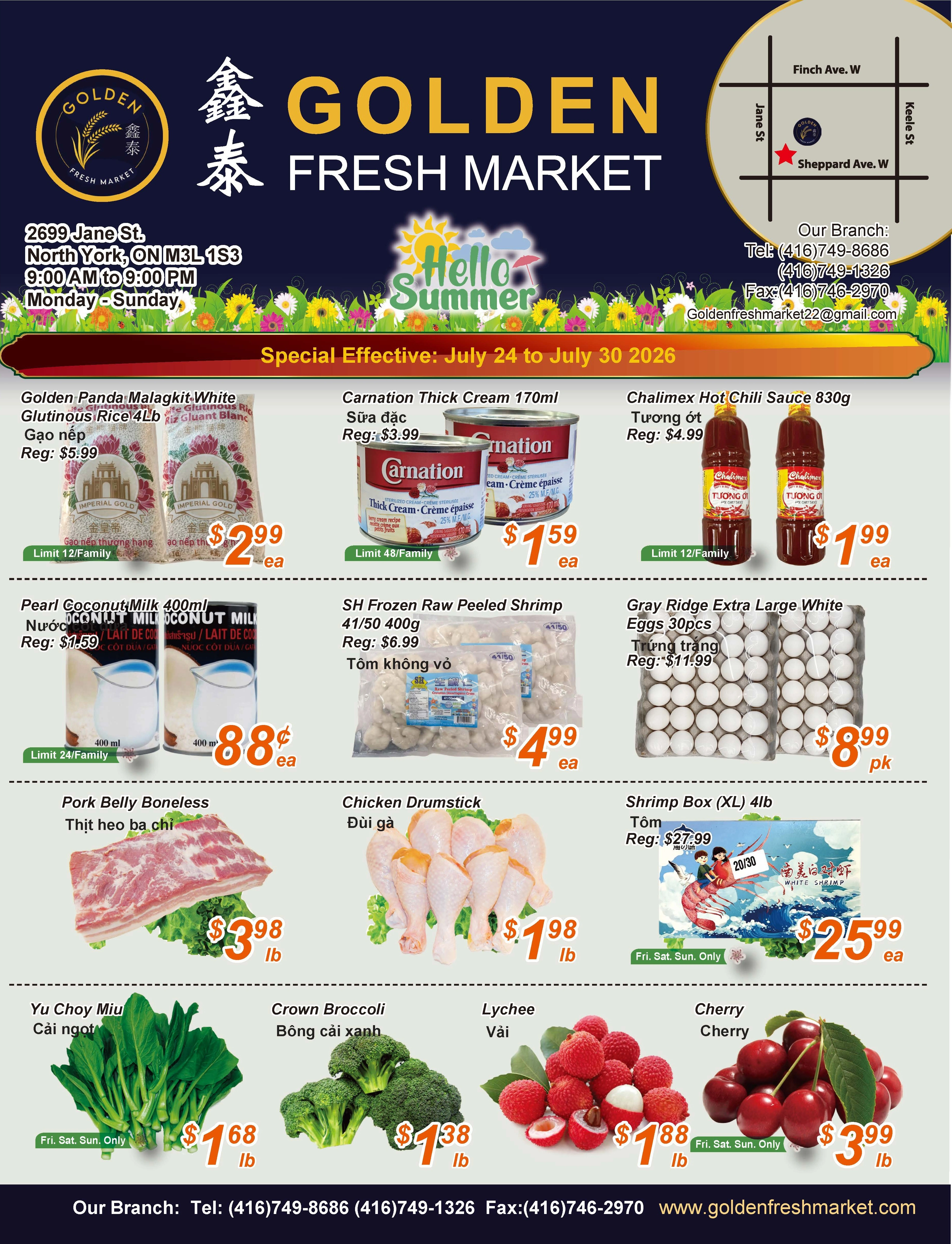 Golden Fresh Market flyer page 1