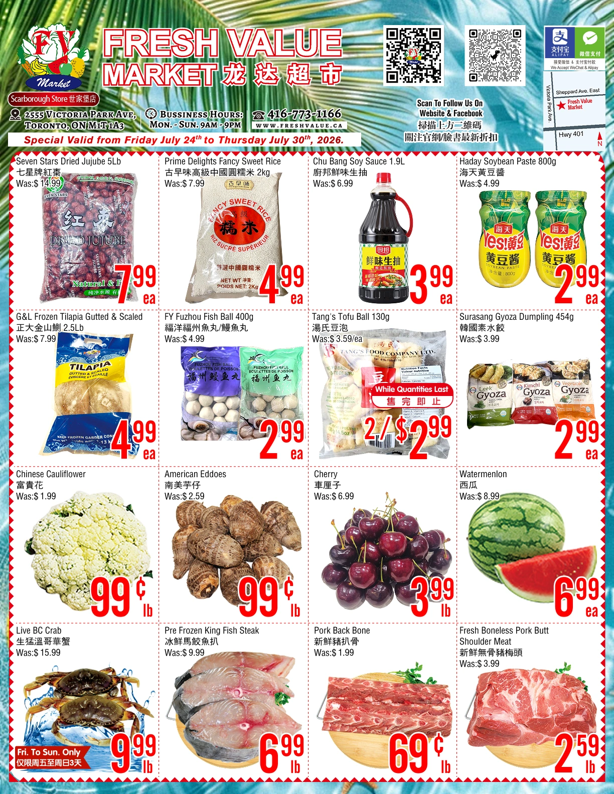 Fresh Value flyer page 1