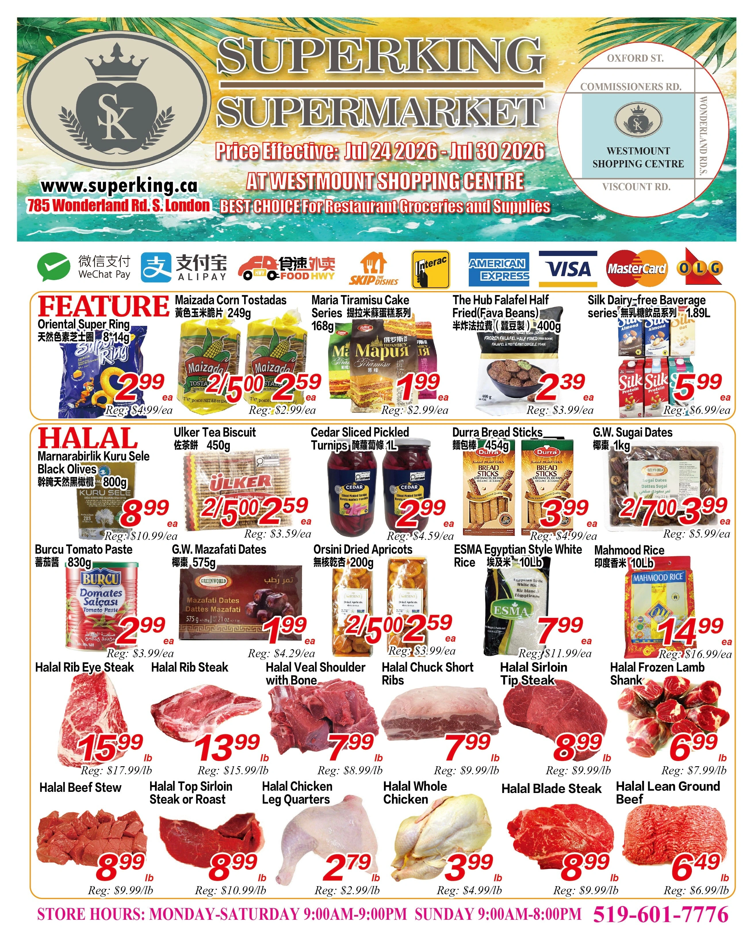 SuperKing Supermarket flyer page 1