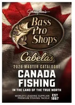 Bass Pro Shops Bass Pro Shops 2026 Canada Fishing Master Catalogue July 25 to September 1
