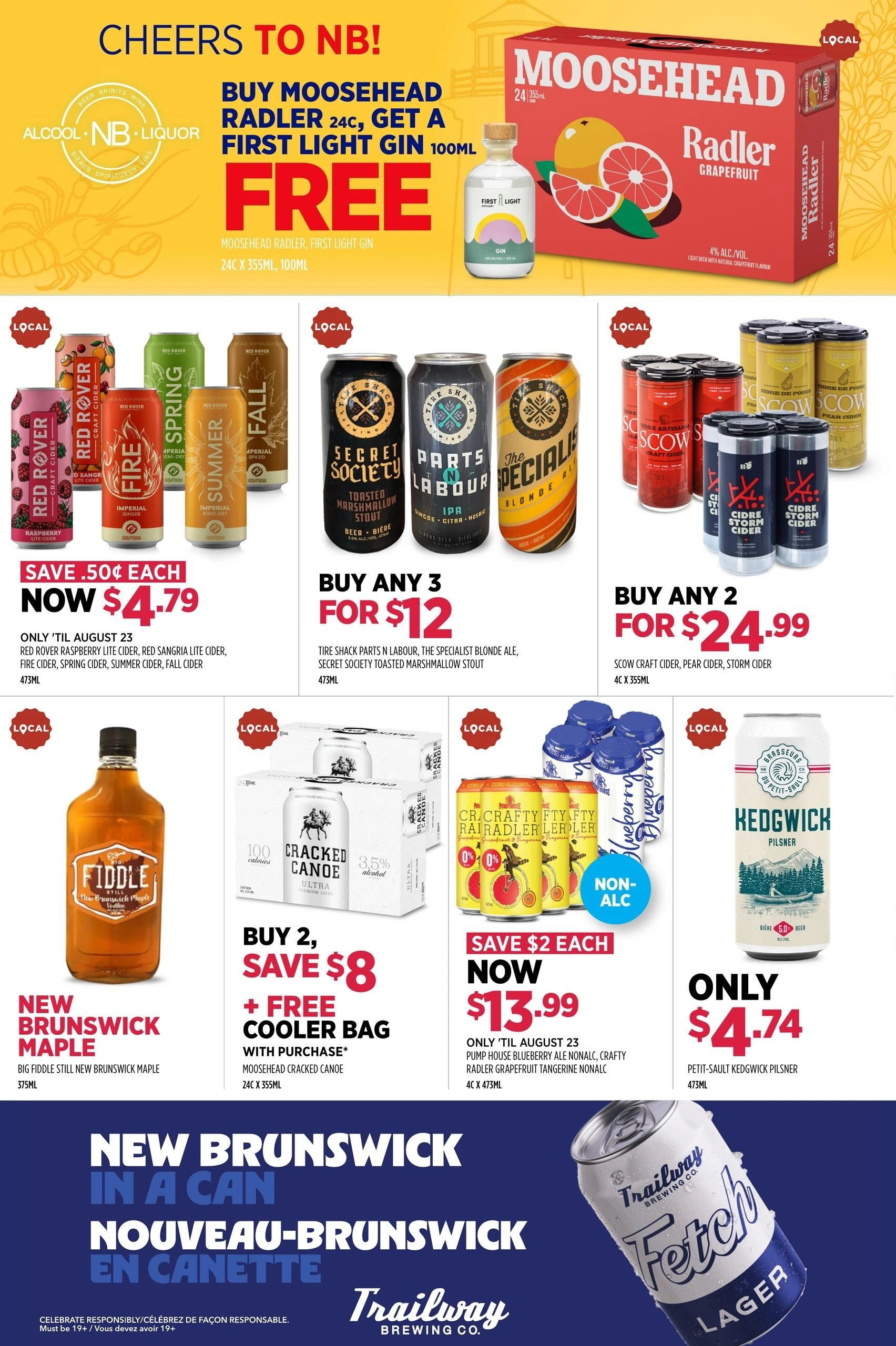Alcool NB Liquor flyer page 1