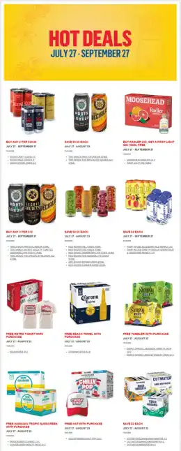 Alcool NB Liquor ANBL Hot Deals Flyer July 27 to September 27