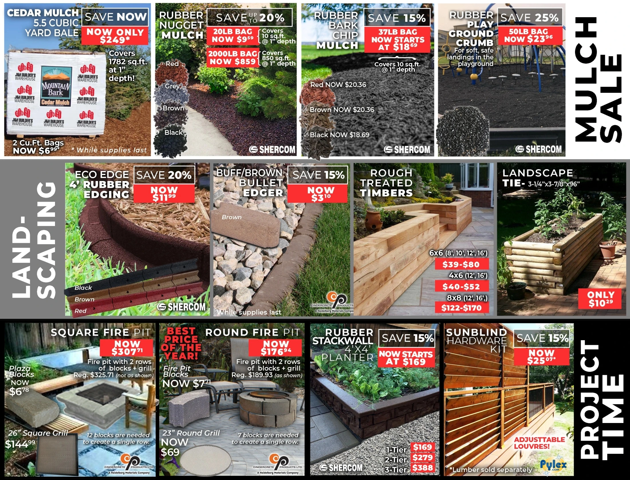 J&H Builder's Warehouse flyer page 7