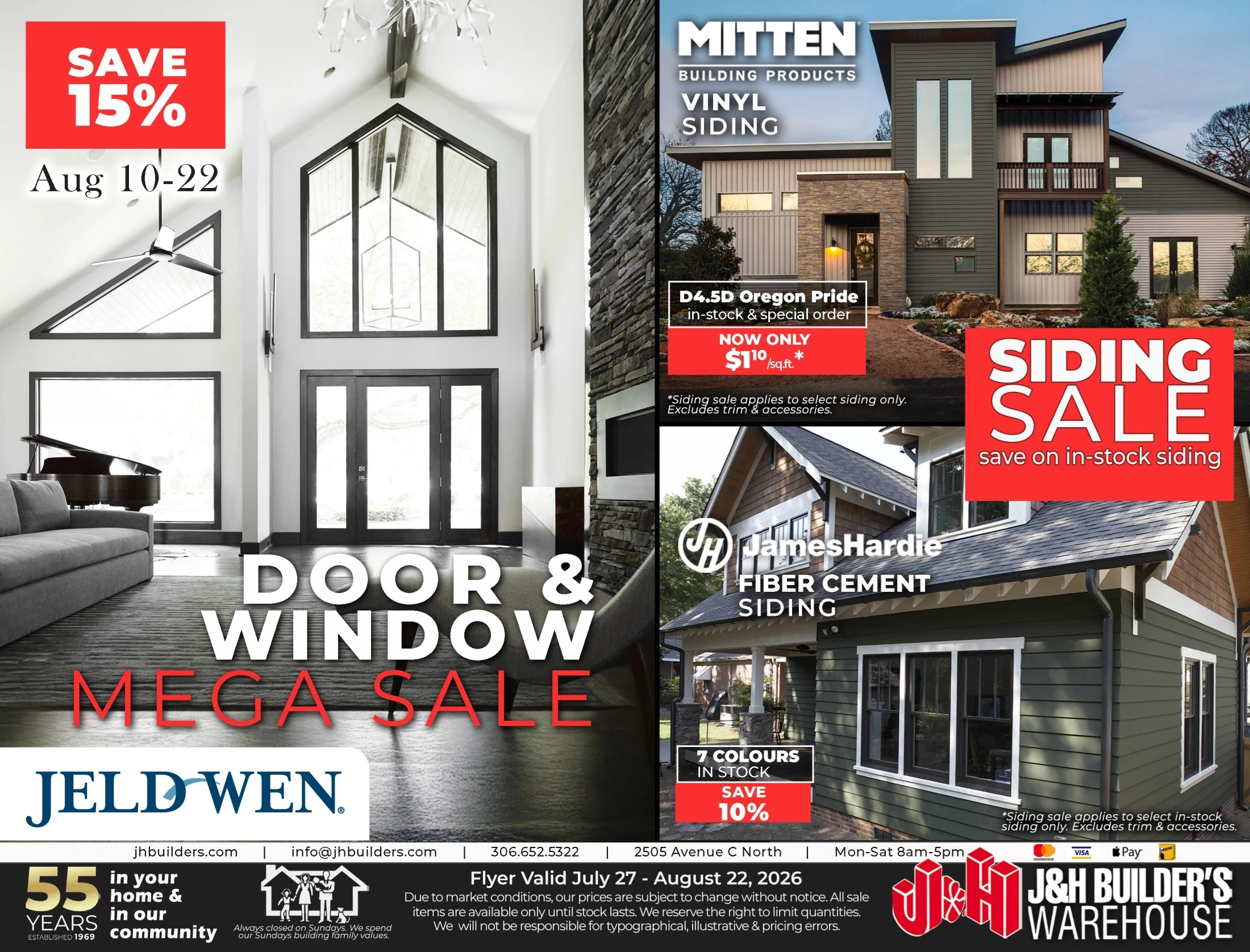 J&H Builder's Warehouse flyer page 10