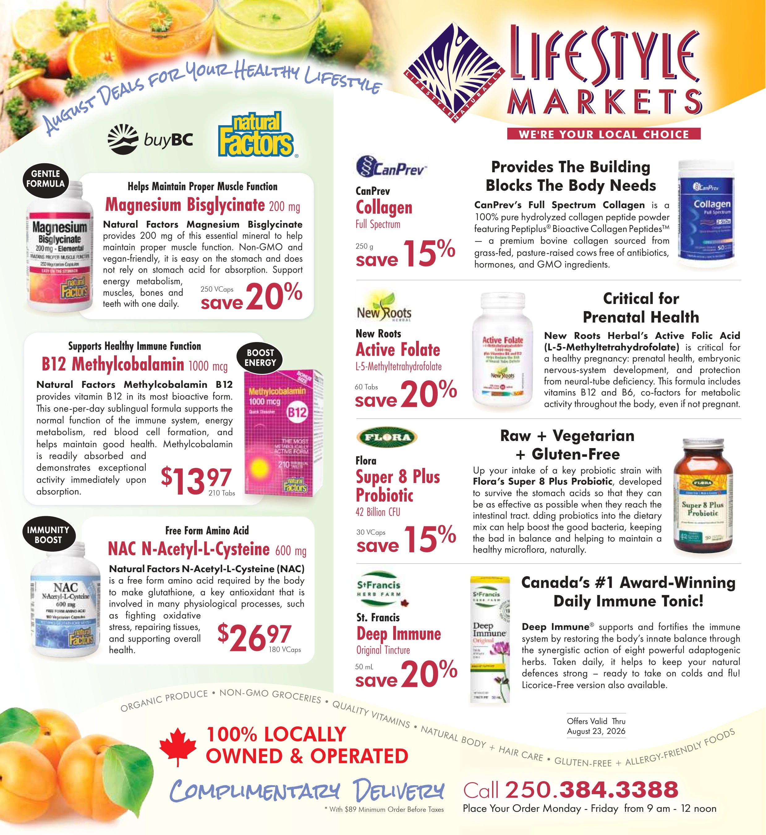 Lifestyle Markets flyer page 1