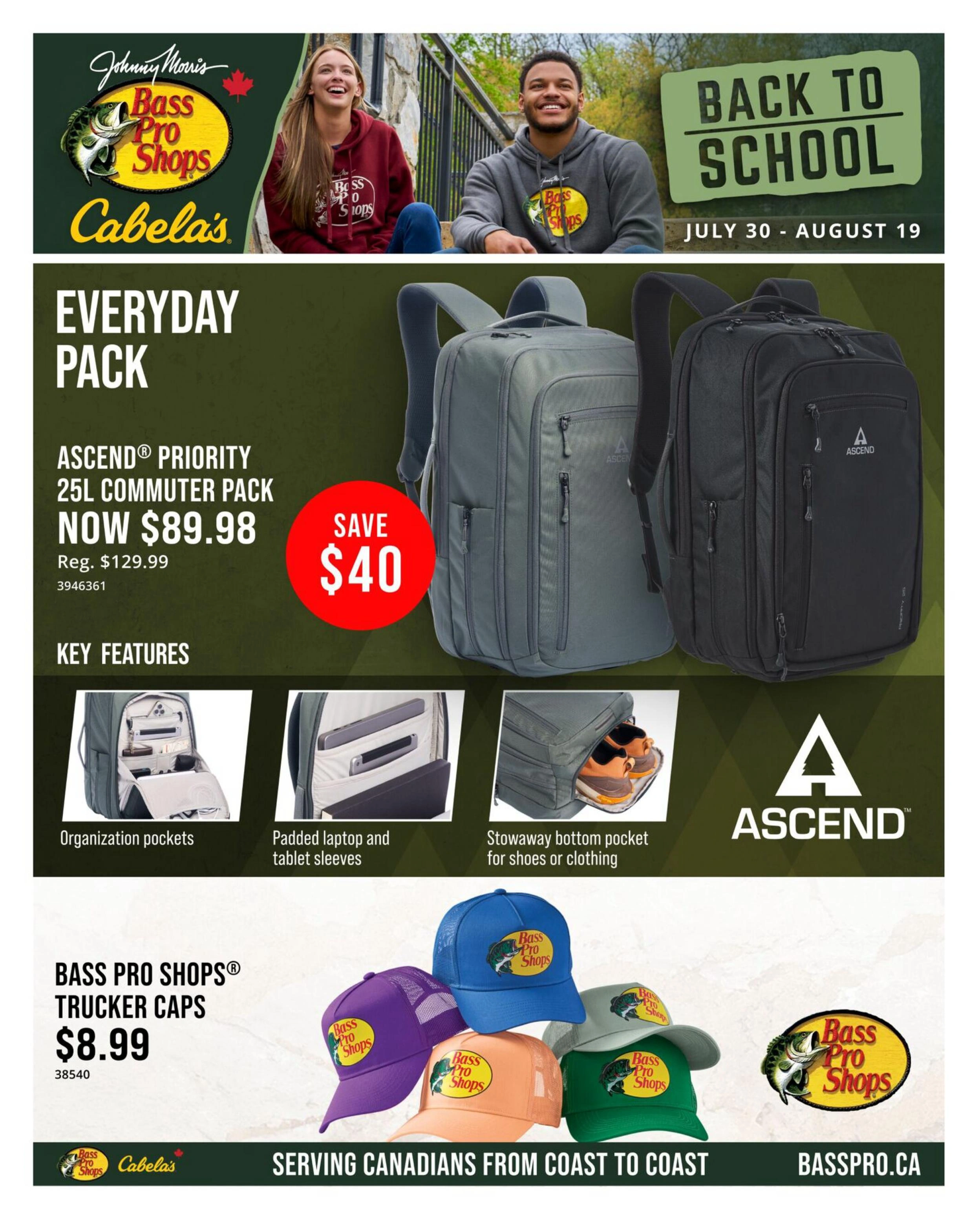 Bass Pro Shops flyer page 1