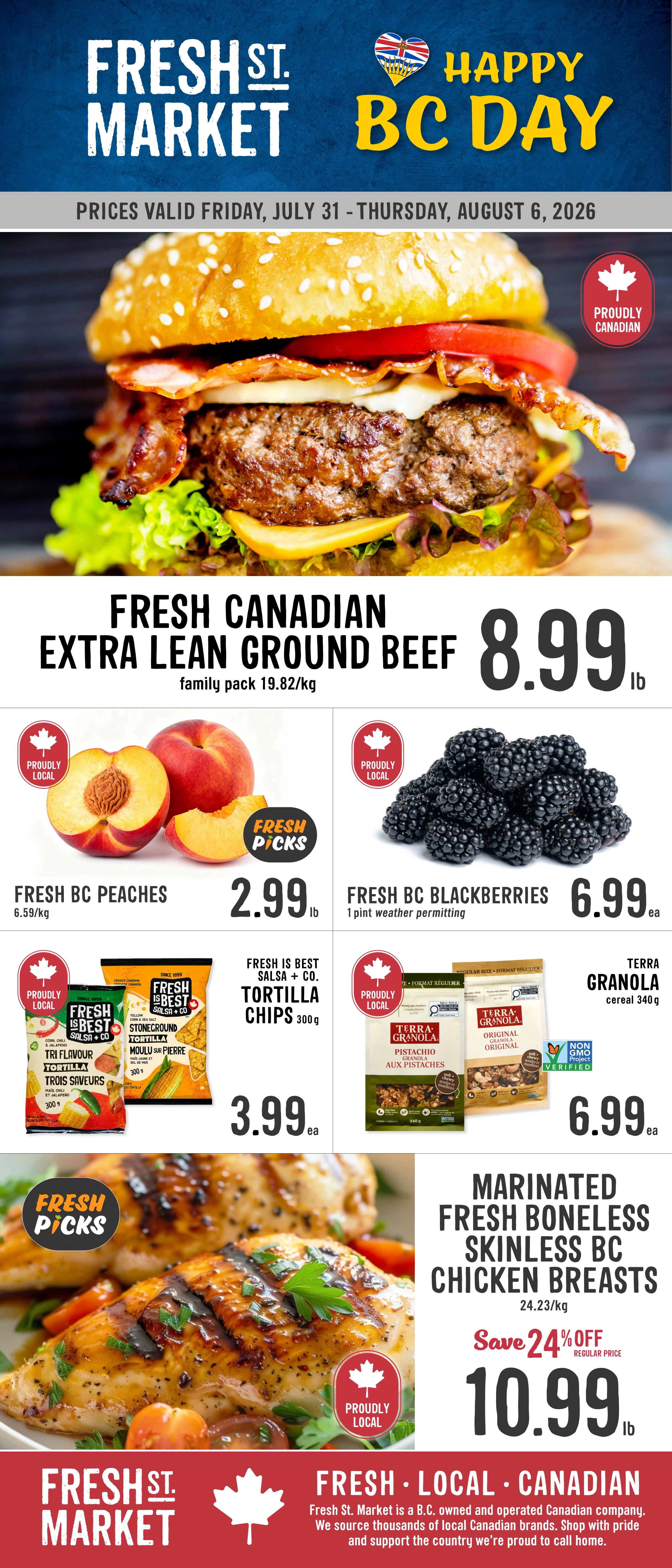 Fresh St. Market flyer page 1