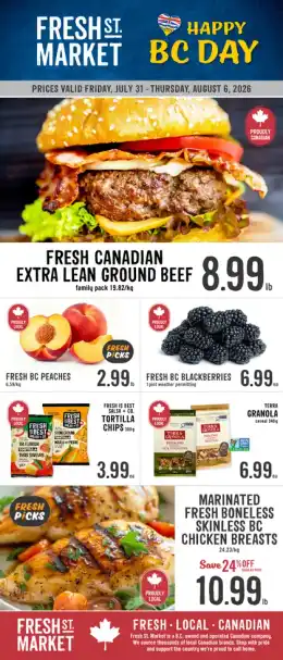 Fresh St. Market Fresh St. Market Flyer July 31 to August 6