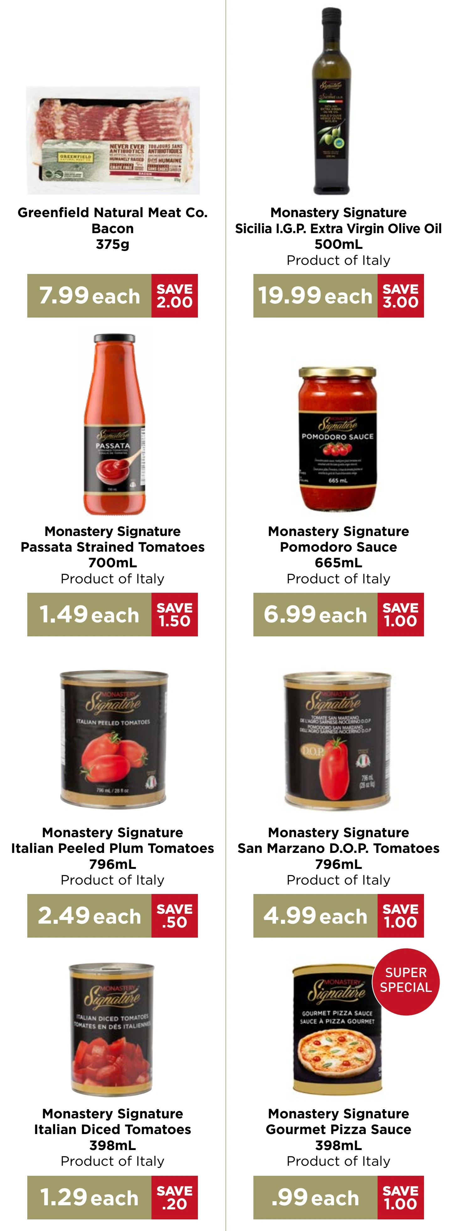 Monastery Bakery flyer page 4