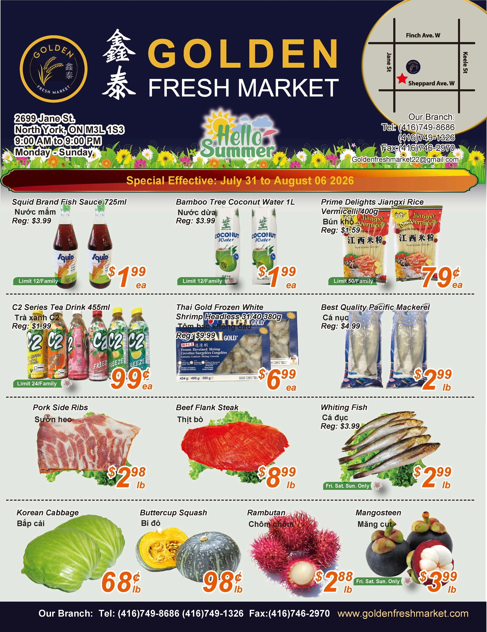 Golden Fresh Market flyer page 1