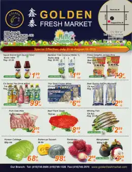 Golden Fresh Market Golden Fresh Market Flyer July 31 to August 6