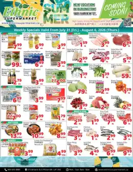 Ethnic Supermarket Ethnic Supermarket (Milton) Flyer July 31 to August 6