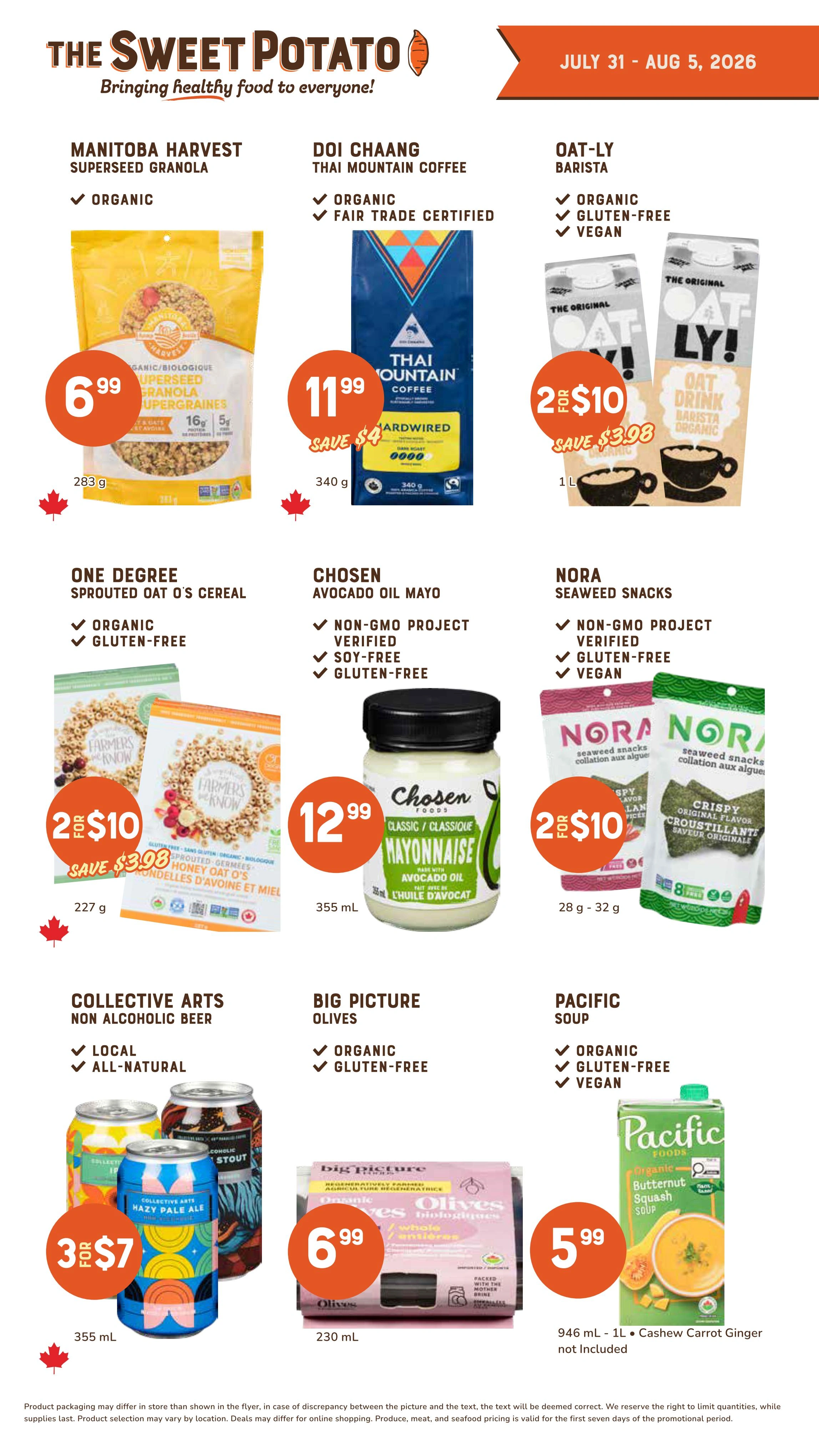 The Sweet Potato flyer page 6
