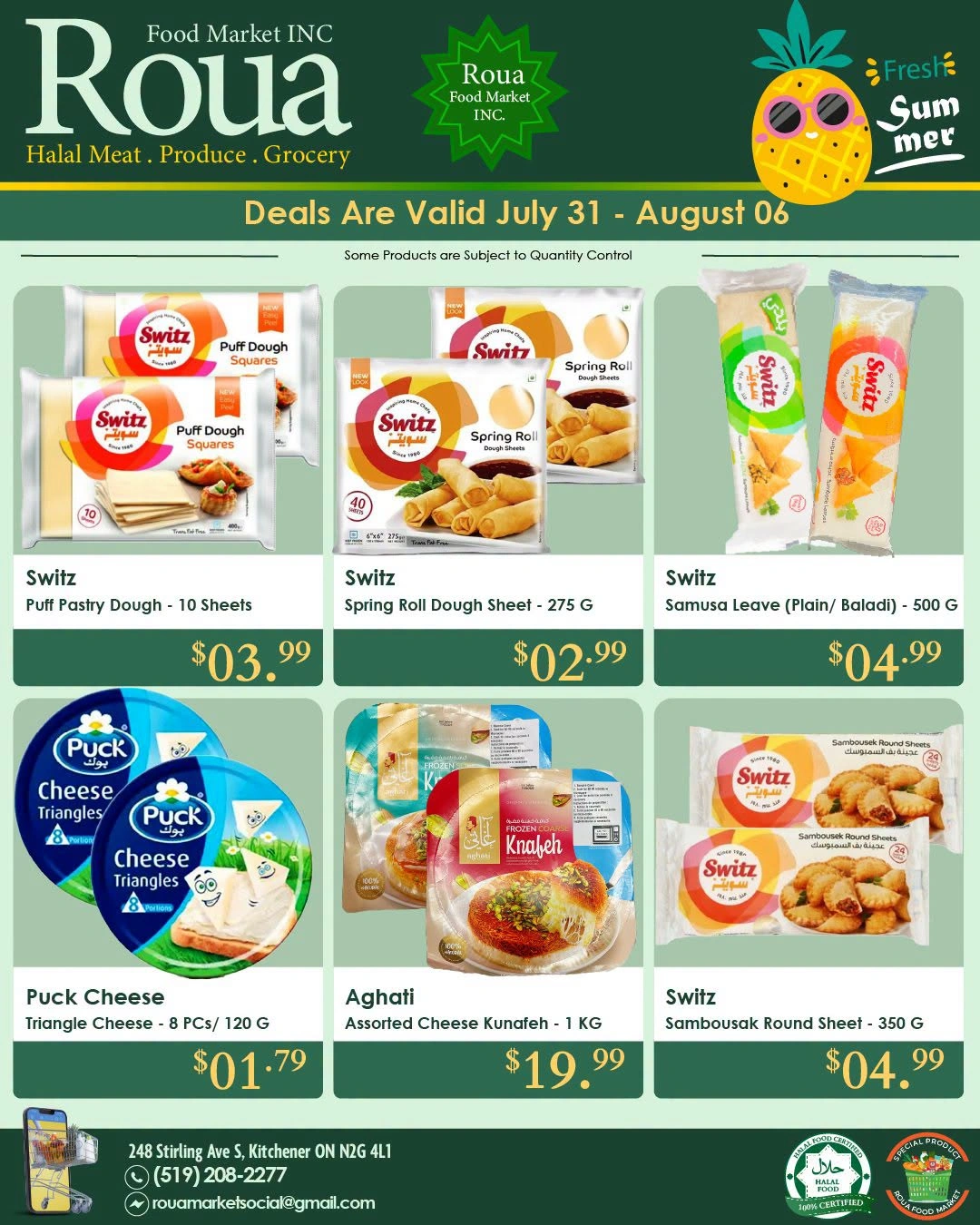 Roua Food Market flyer page 4