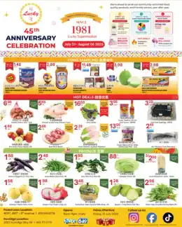 Lucky Supermarket Lucky Supermarket (Calgary) Flyer July 31 to August 6