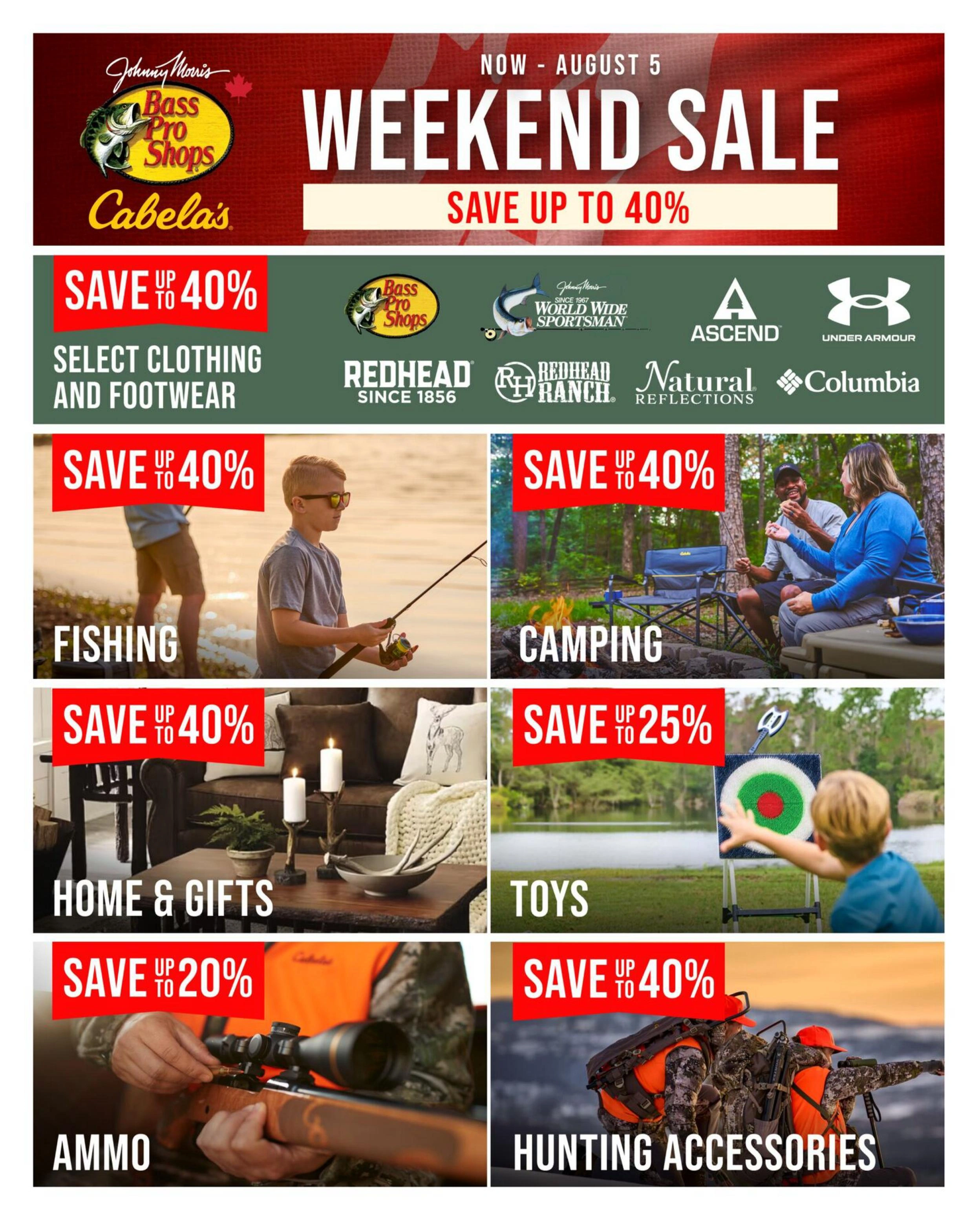 Bass Pro Shops flyer page 1
