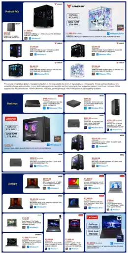 Canada Computers Canada Computers Flyer July 31 to August 6