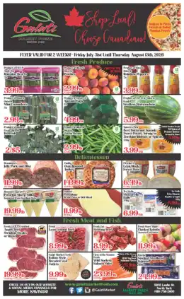 Galati Market Fresh Galati Market Fresh Flyer July 31 to August 13