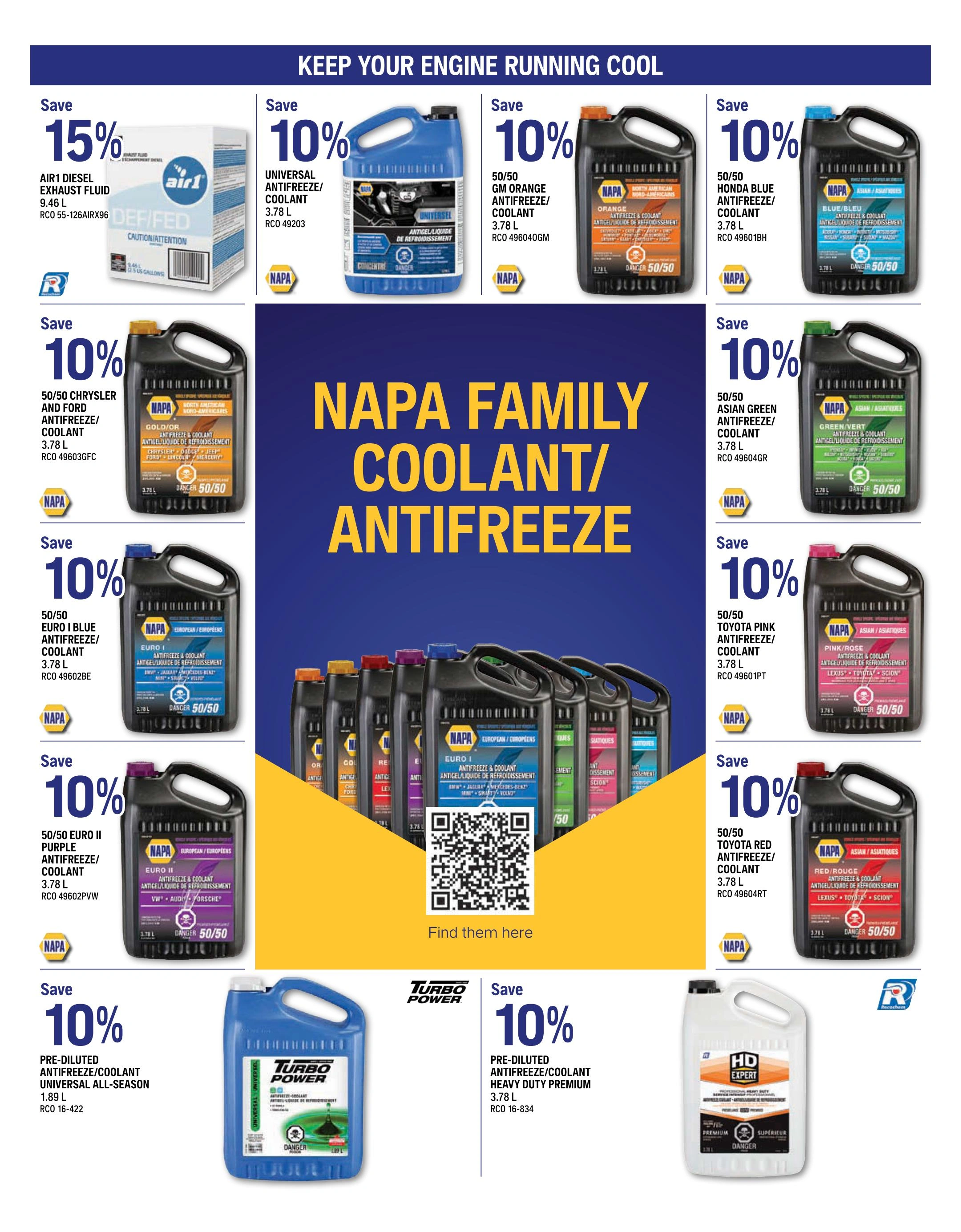NAPA Auto Parts flyer page 5