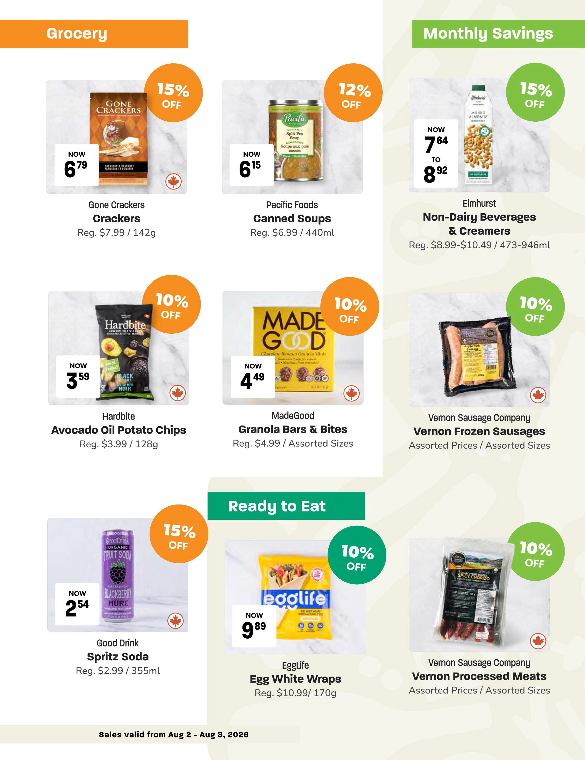 Blush Lane Organic Market flyer page 3
