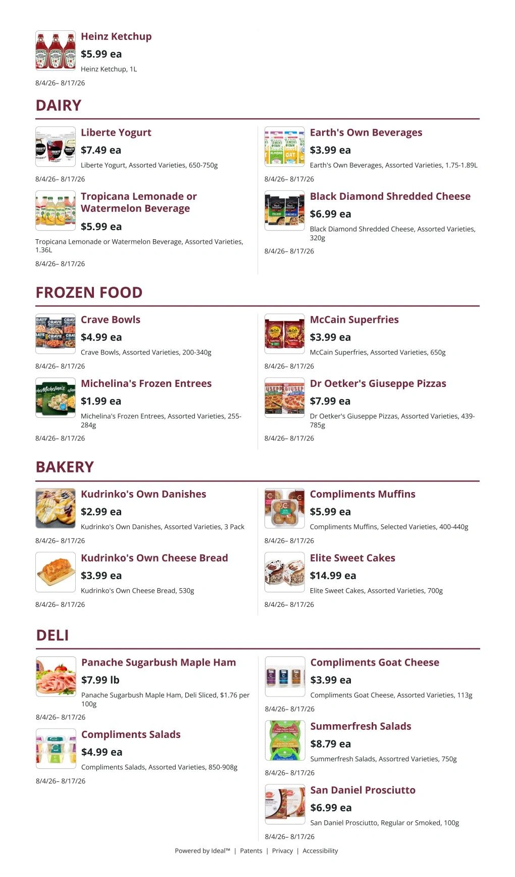 Kudrinko's flyer page 4