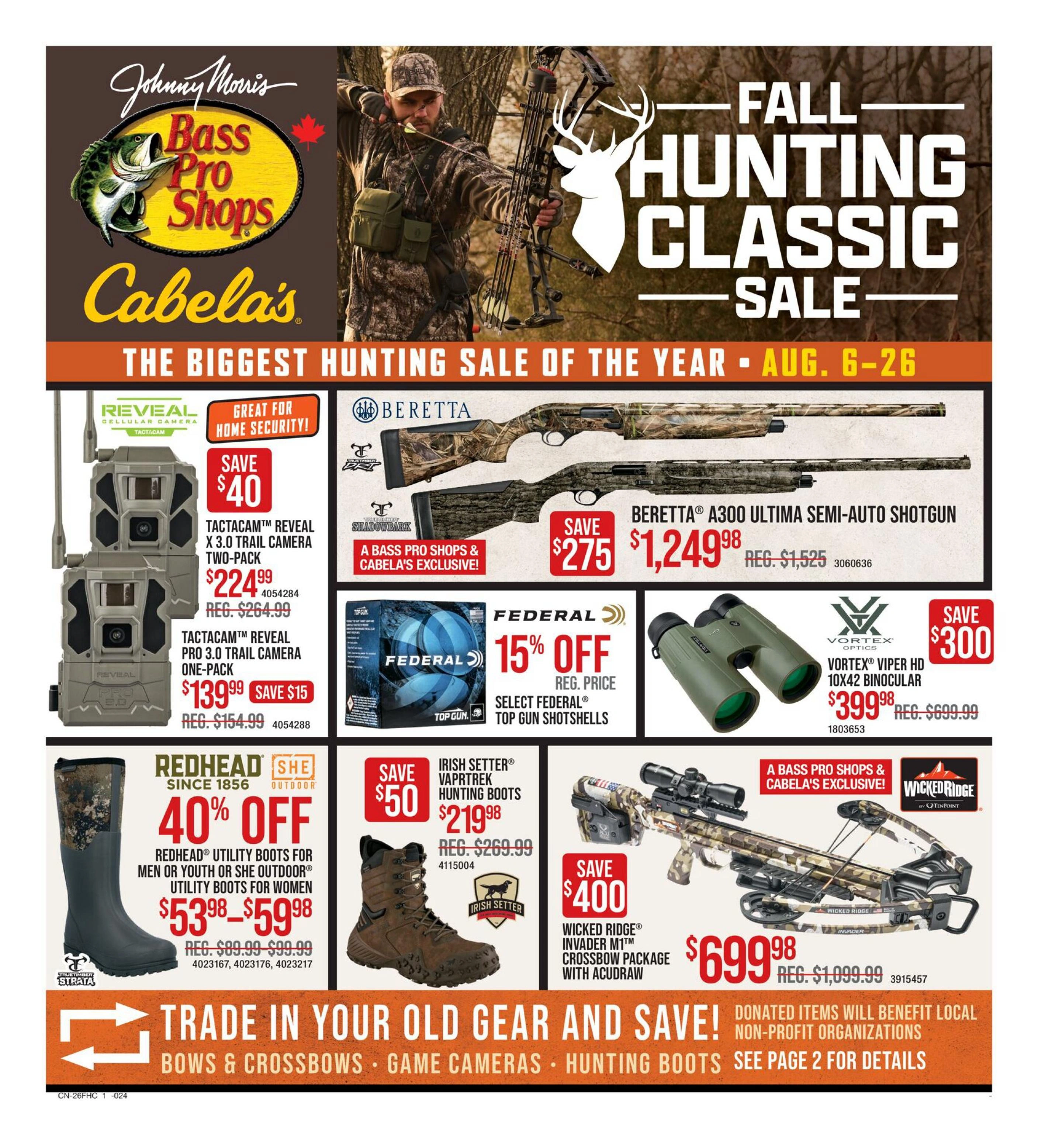 Bass Pro Shops flyer page 1