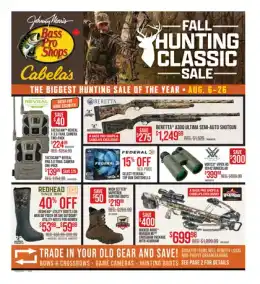 Bass Pro Shops Bass Pro Shops Flyer August 6 to 26