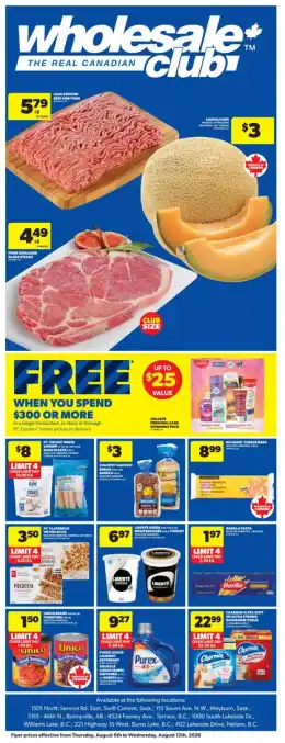 Real Canadian Wholesale Club Real Canadian Wholesale Club Flyer August 6 to 12
