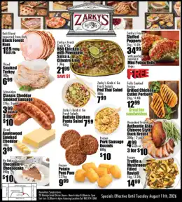 Zarky's Zarky's Flyer August 5 to 11