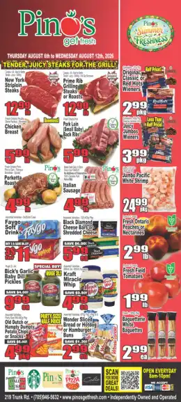 Pino's Pino's Flyer August 6 to 12
