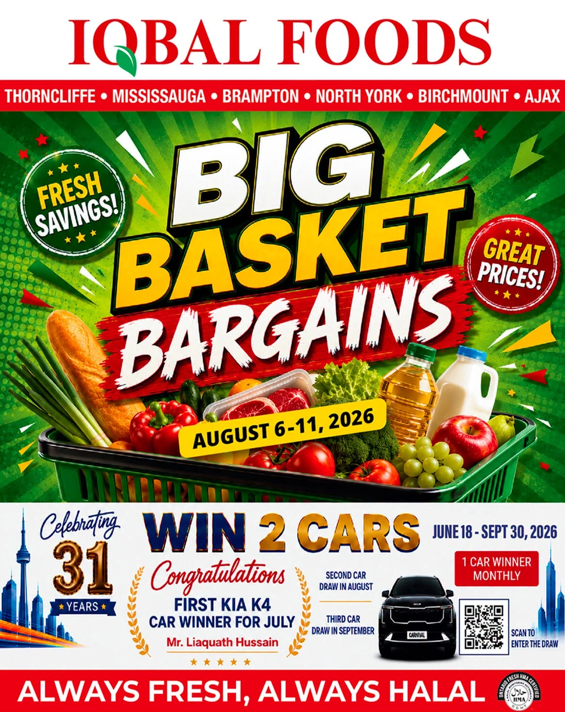 Iqbal Foods flyer page 1