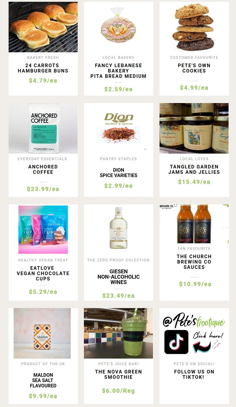 Pete's Fine Foods flyer page 3