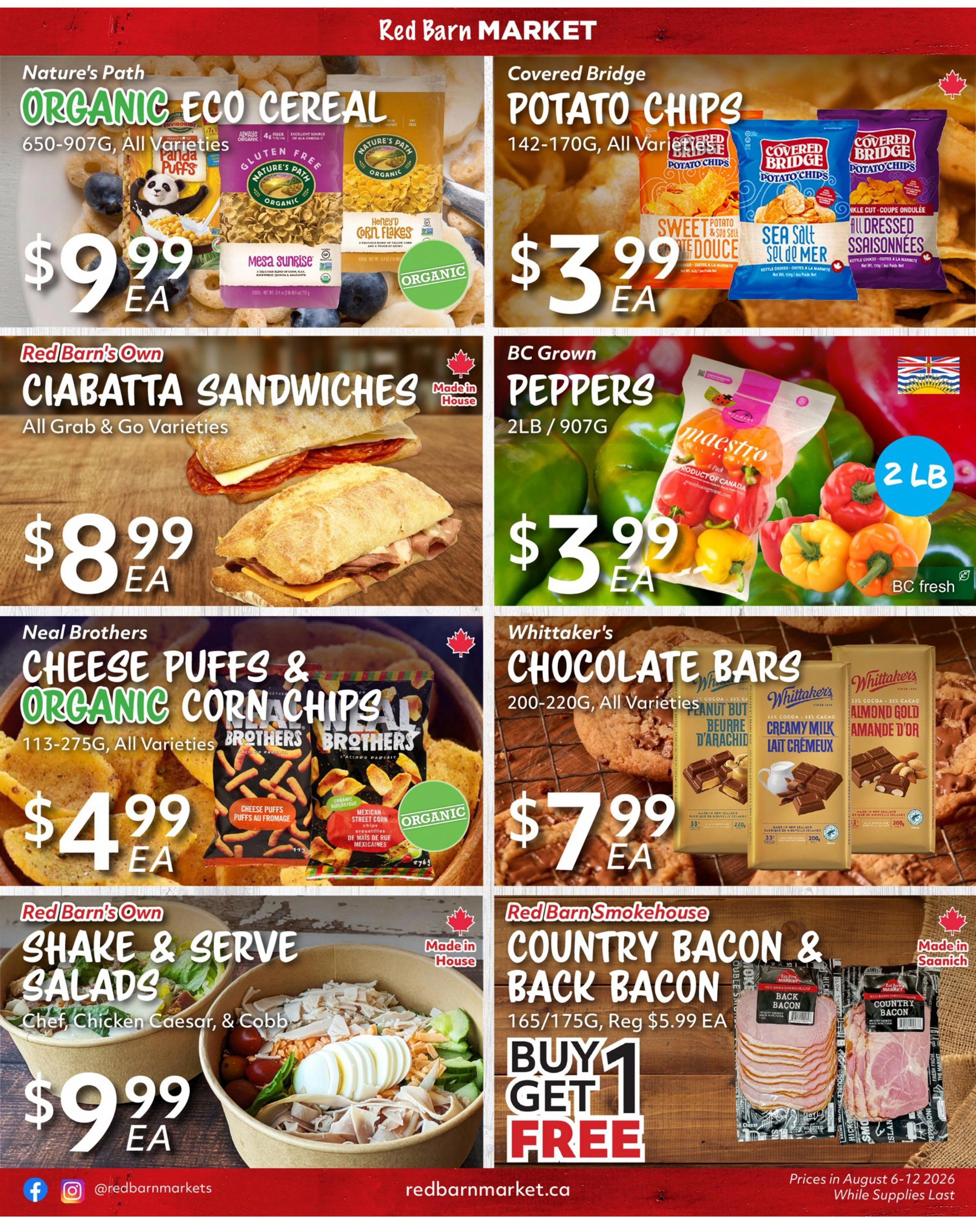 Red Barn Market flyer page 2