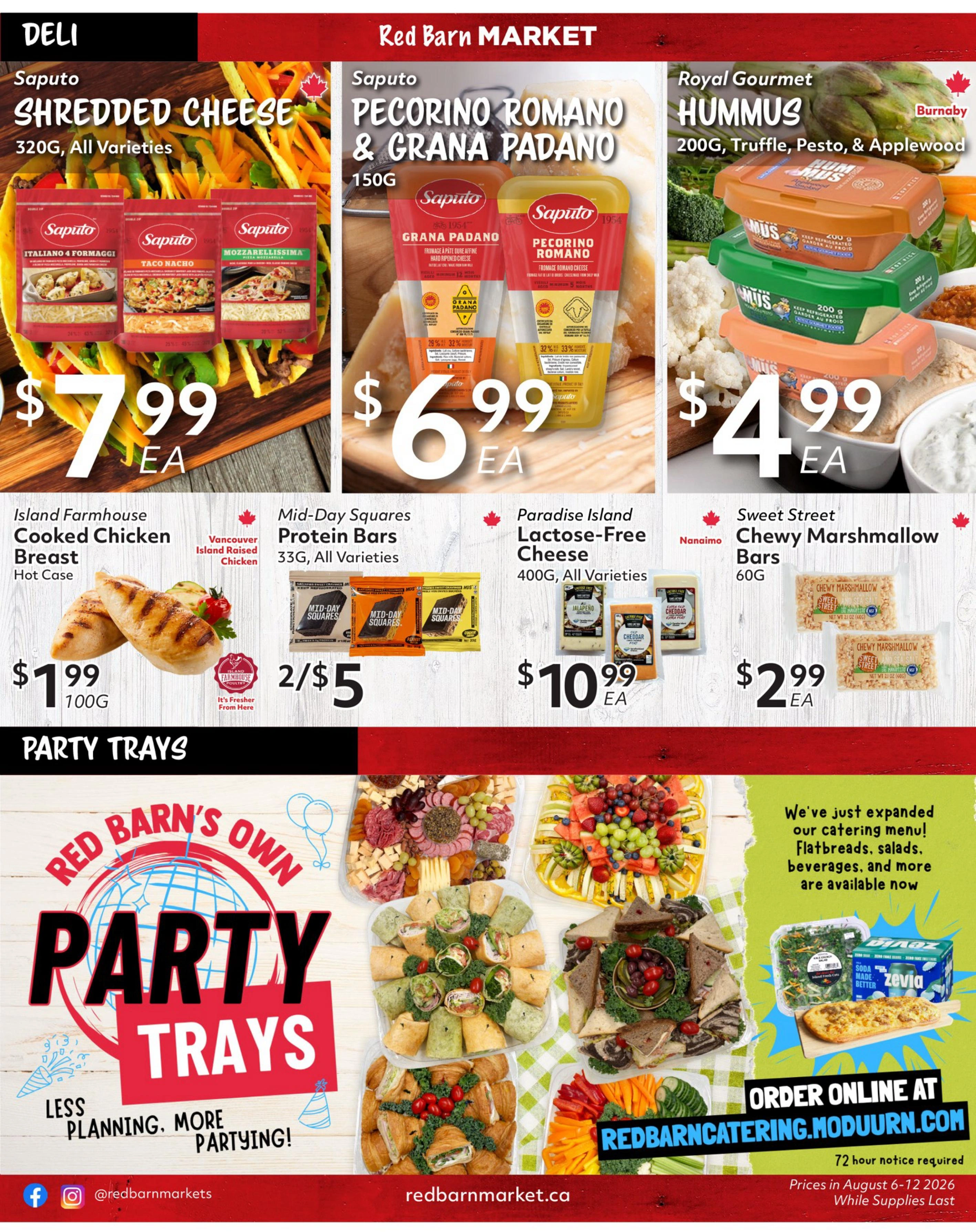 Red Barn Market flyer page 3