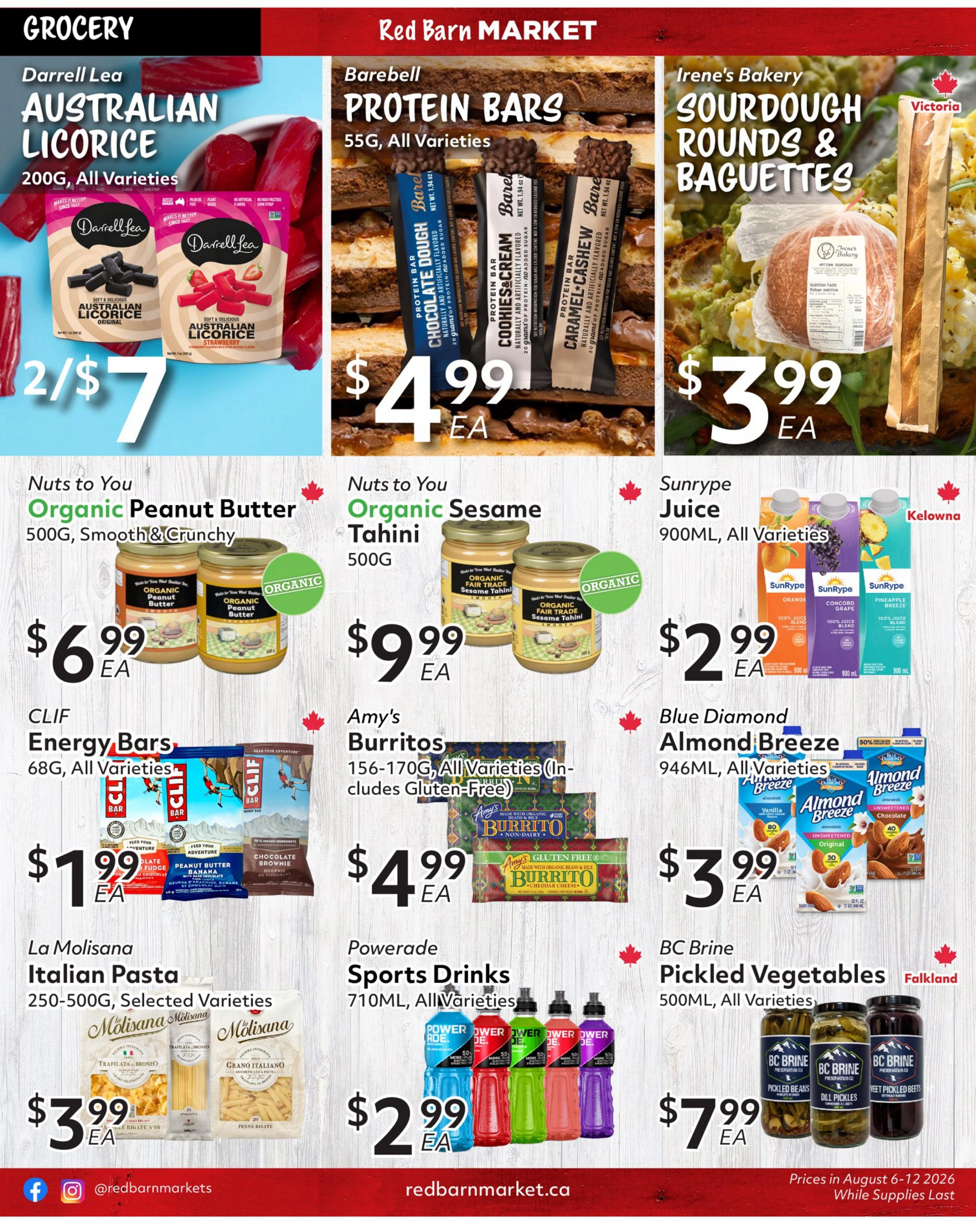 Red Barn Market flyer page 5