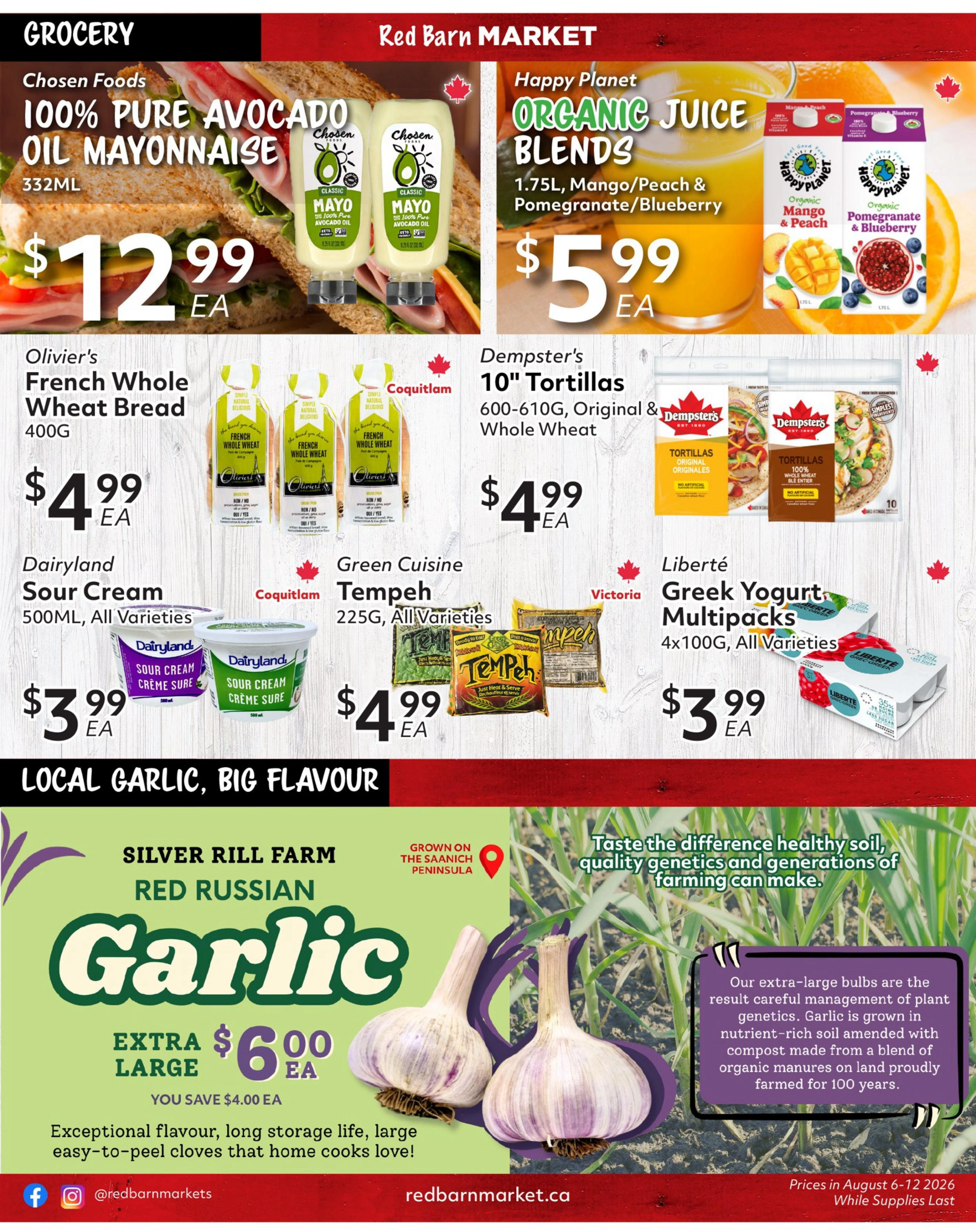 Red Barn Market flyer page 6
