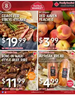 Red Barn Market Red Barn Market Flyer August 6 to 12