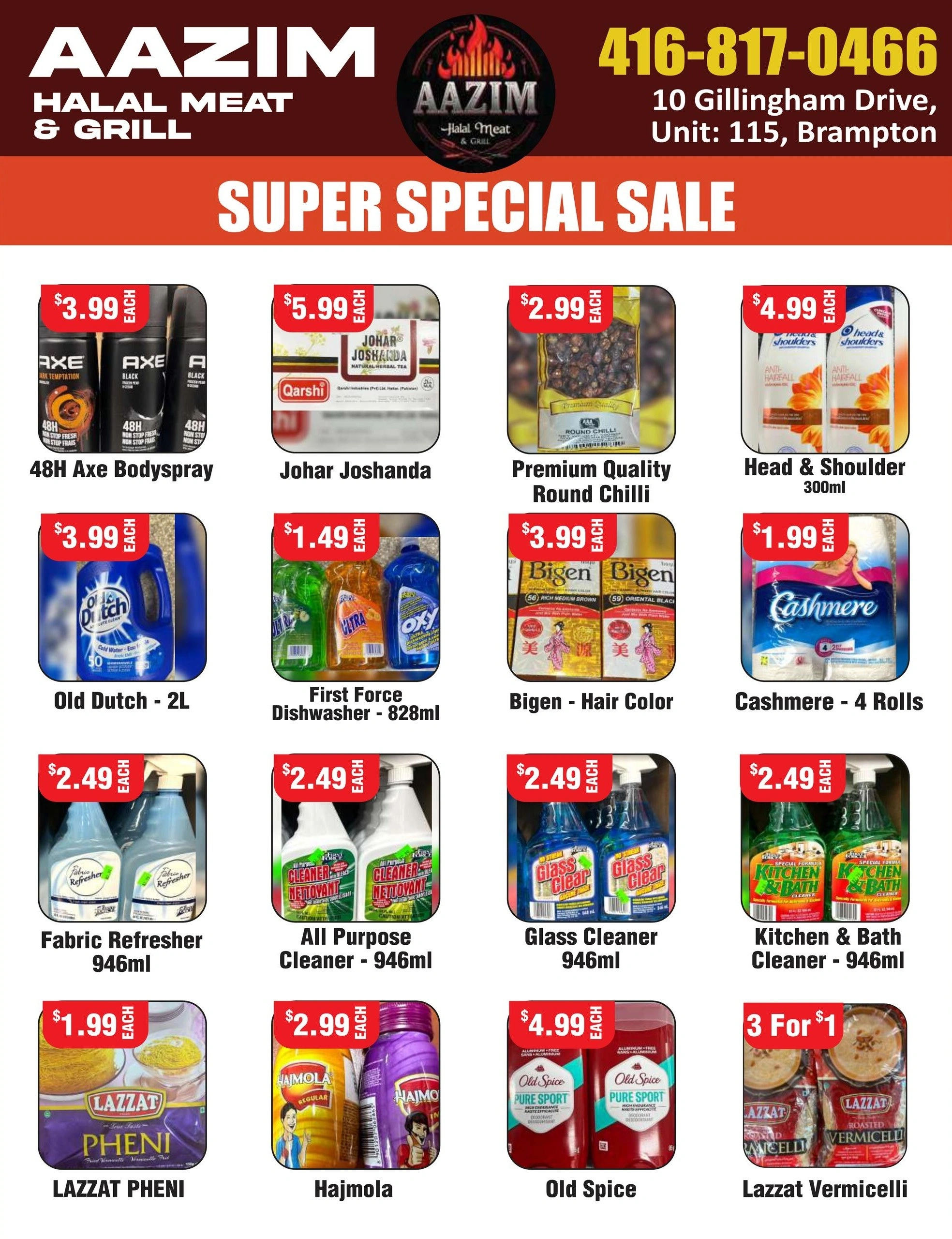 Aazim Halal Meat & Grill flyer page 4