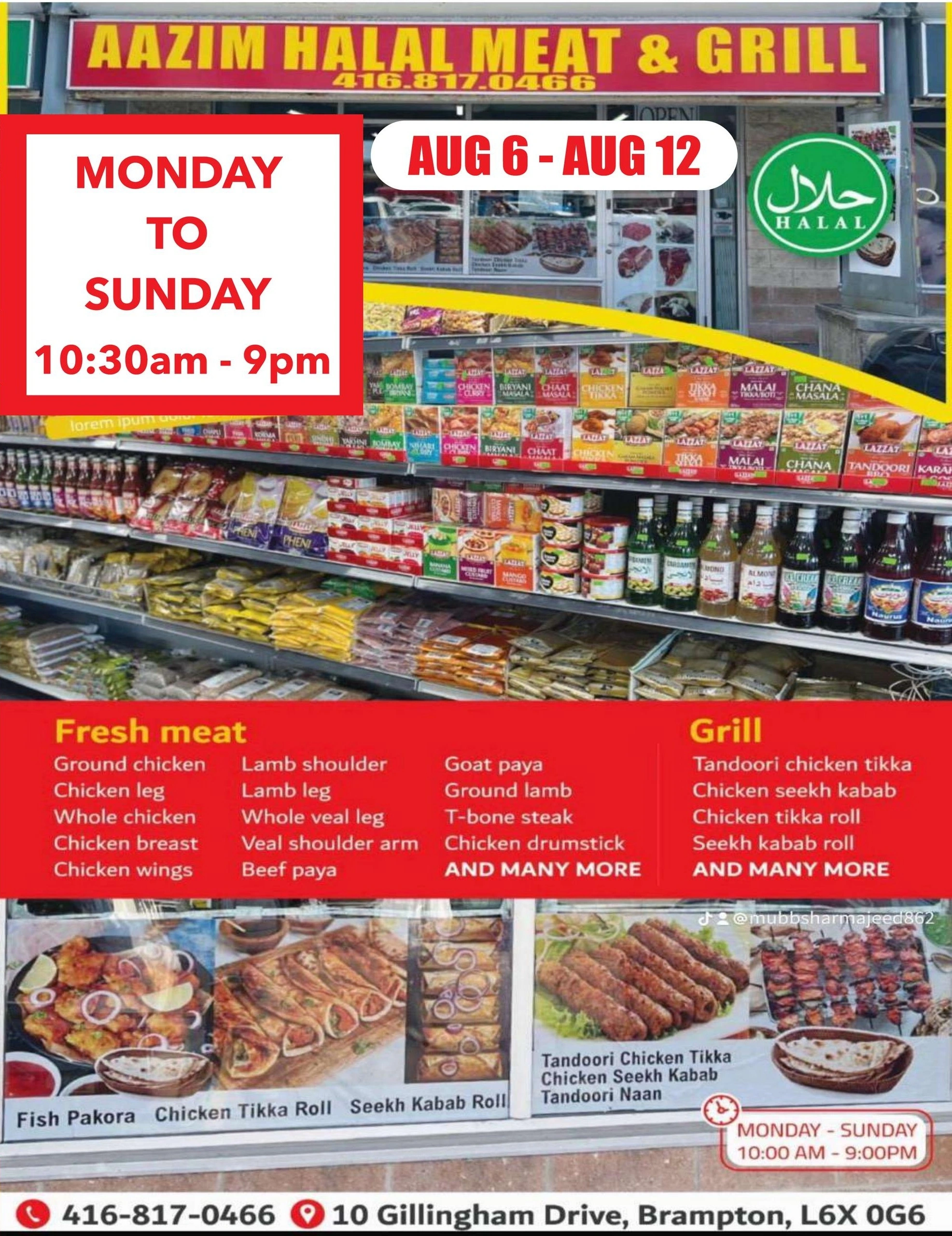 Aazim Halal Meat & Grill flyer page 10
