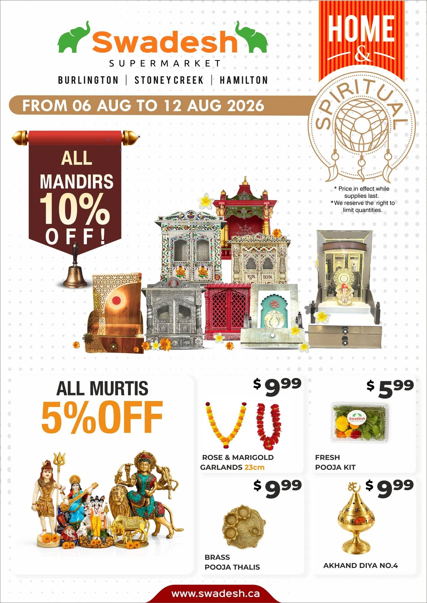 Swadesh Supermarket flyer page 2