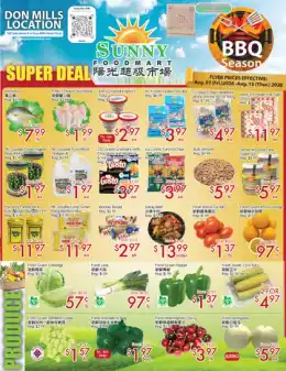 Sunny Food Mart Sunny Foodmart (Don Mills) Flyer August 7 to 13