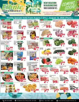 Ethnic Supermarket Ethnic Supermarket (Milton) Flyer August 7 to 13