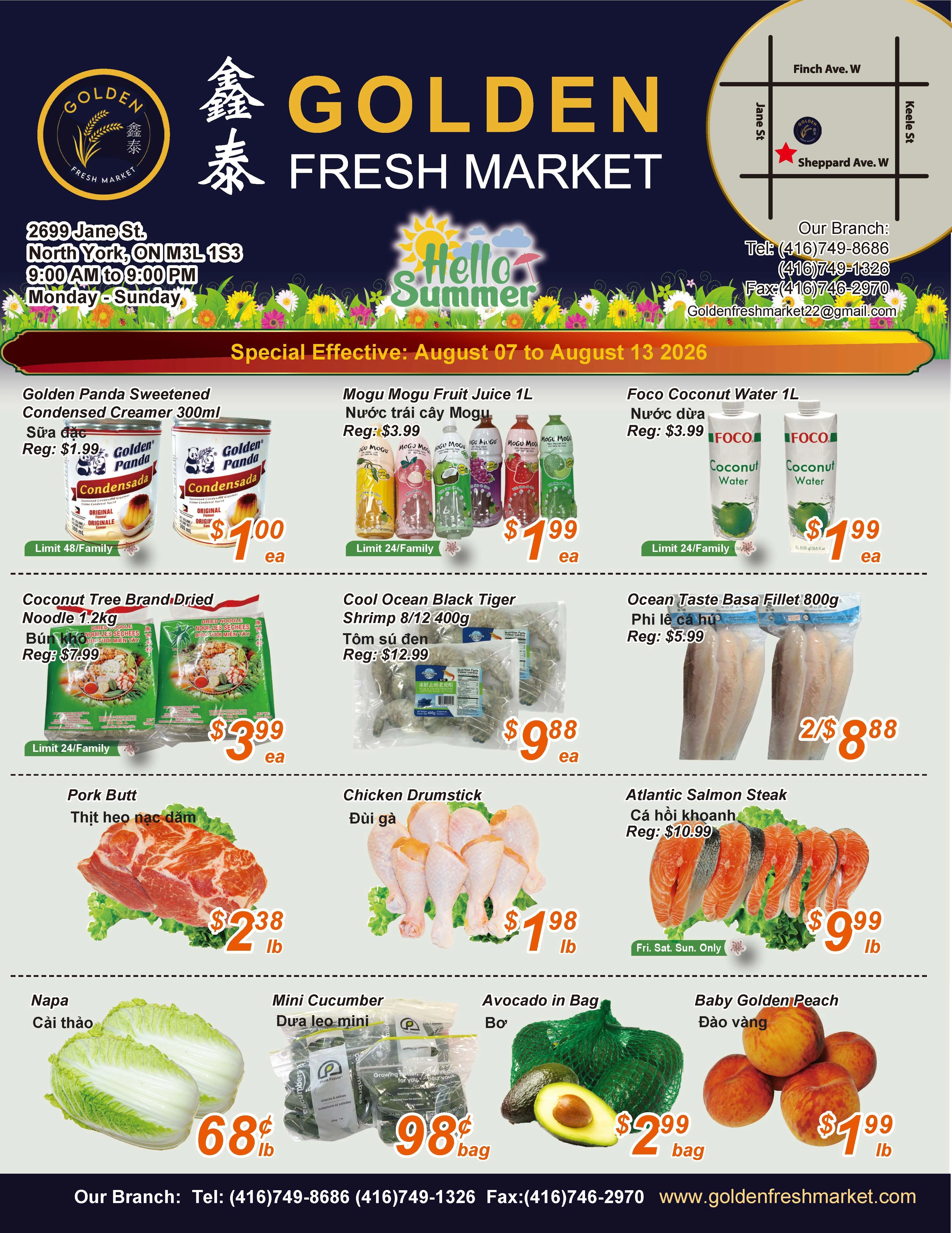 Golden Fresh Market flyer page 1