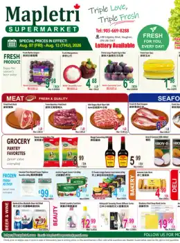 Mapletri Supermarket Mapletri Supermarket Flyer August 7 to 13
