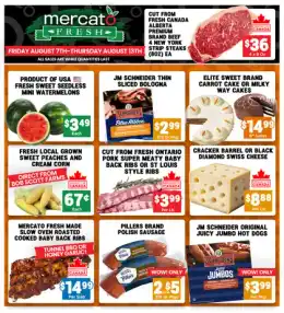 Mercato Fresh Mercato Fresh Flyer August 7 to 13