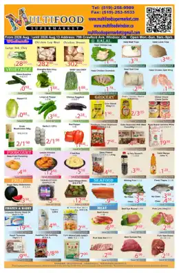 MultiFood Supermarket MultiFood Supermarket Flyer August 7 to 13