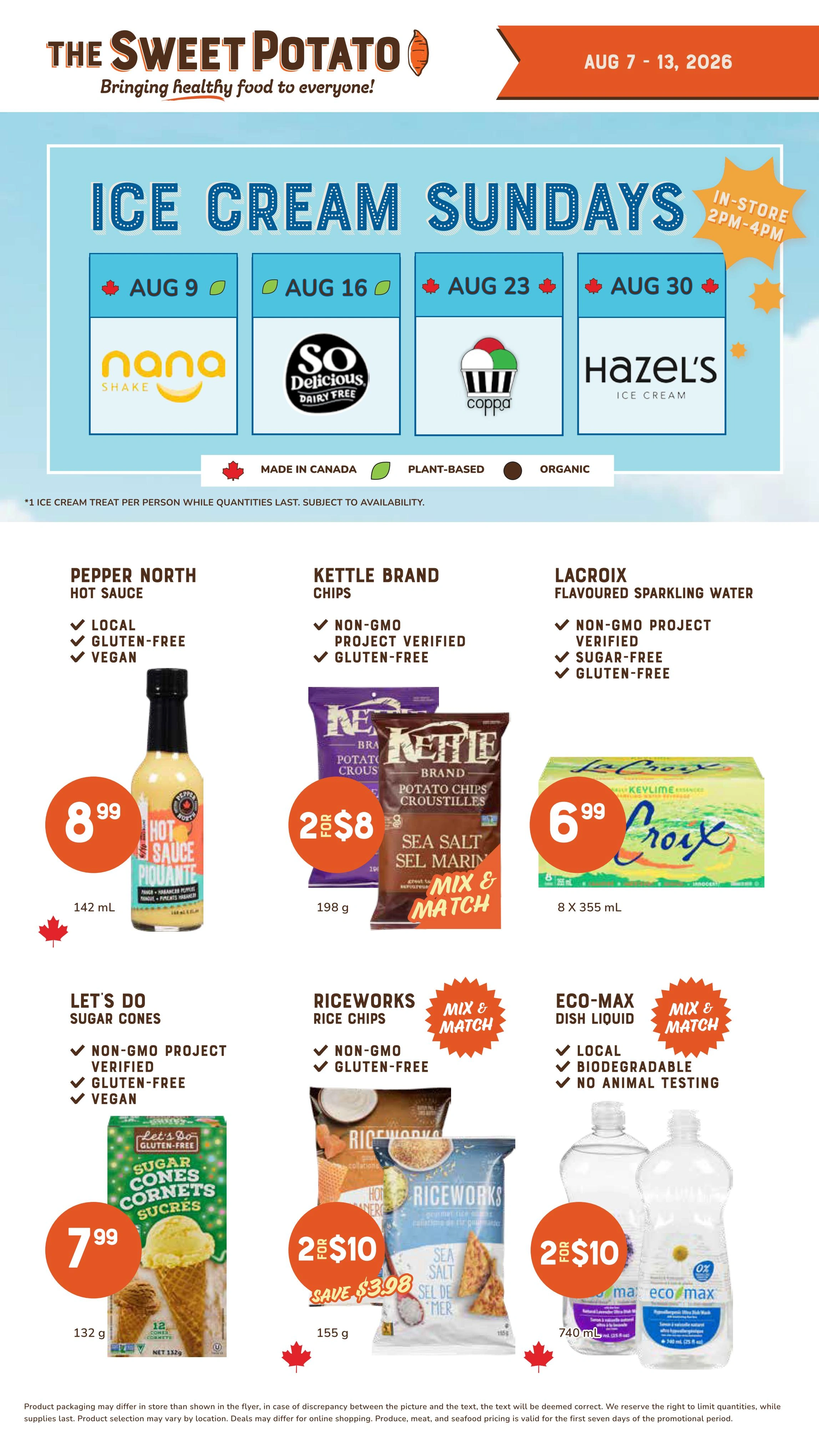 The Sweet Potato flyer page 5