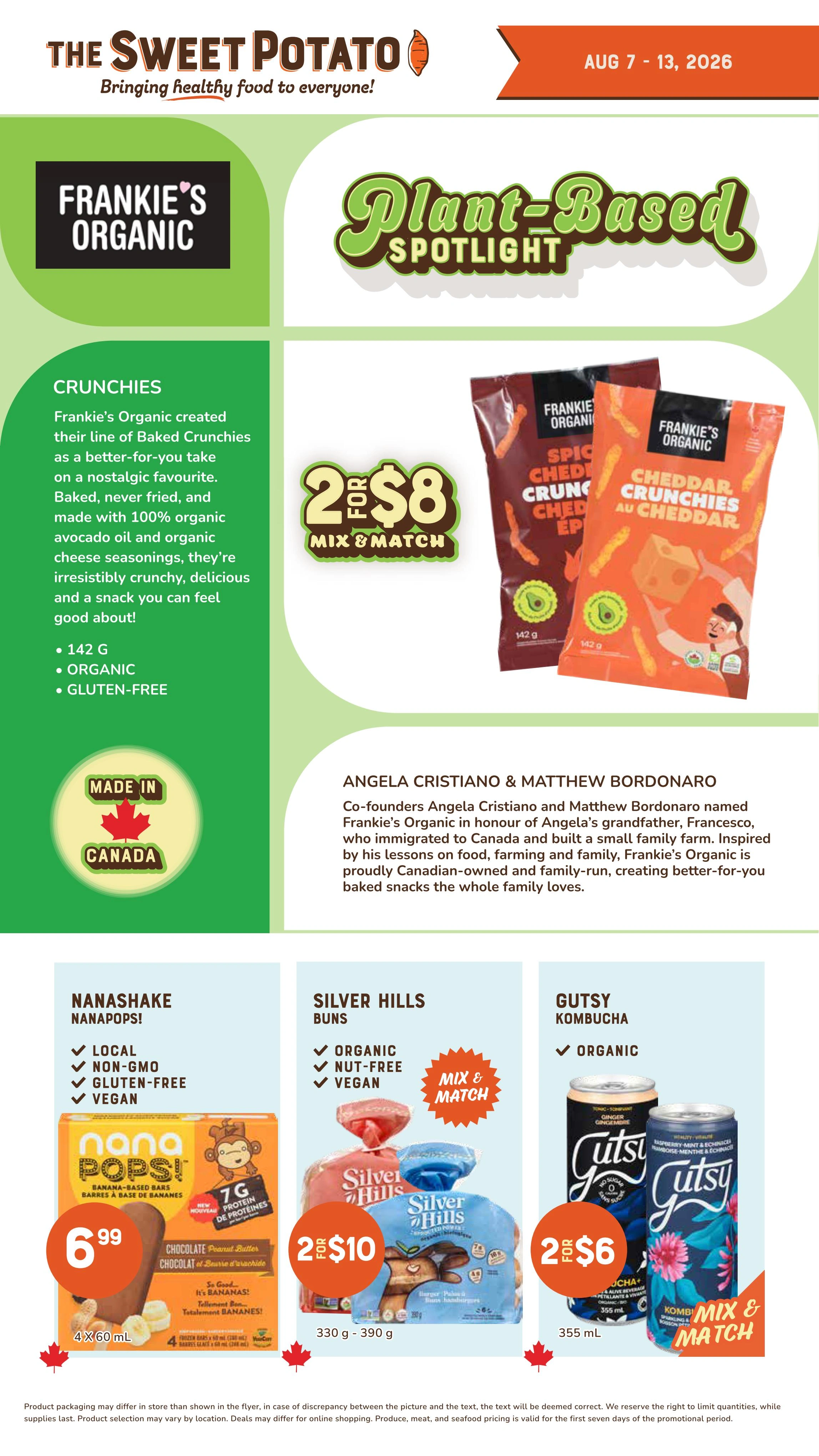 The Sweet Potato flyer page 6