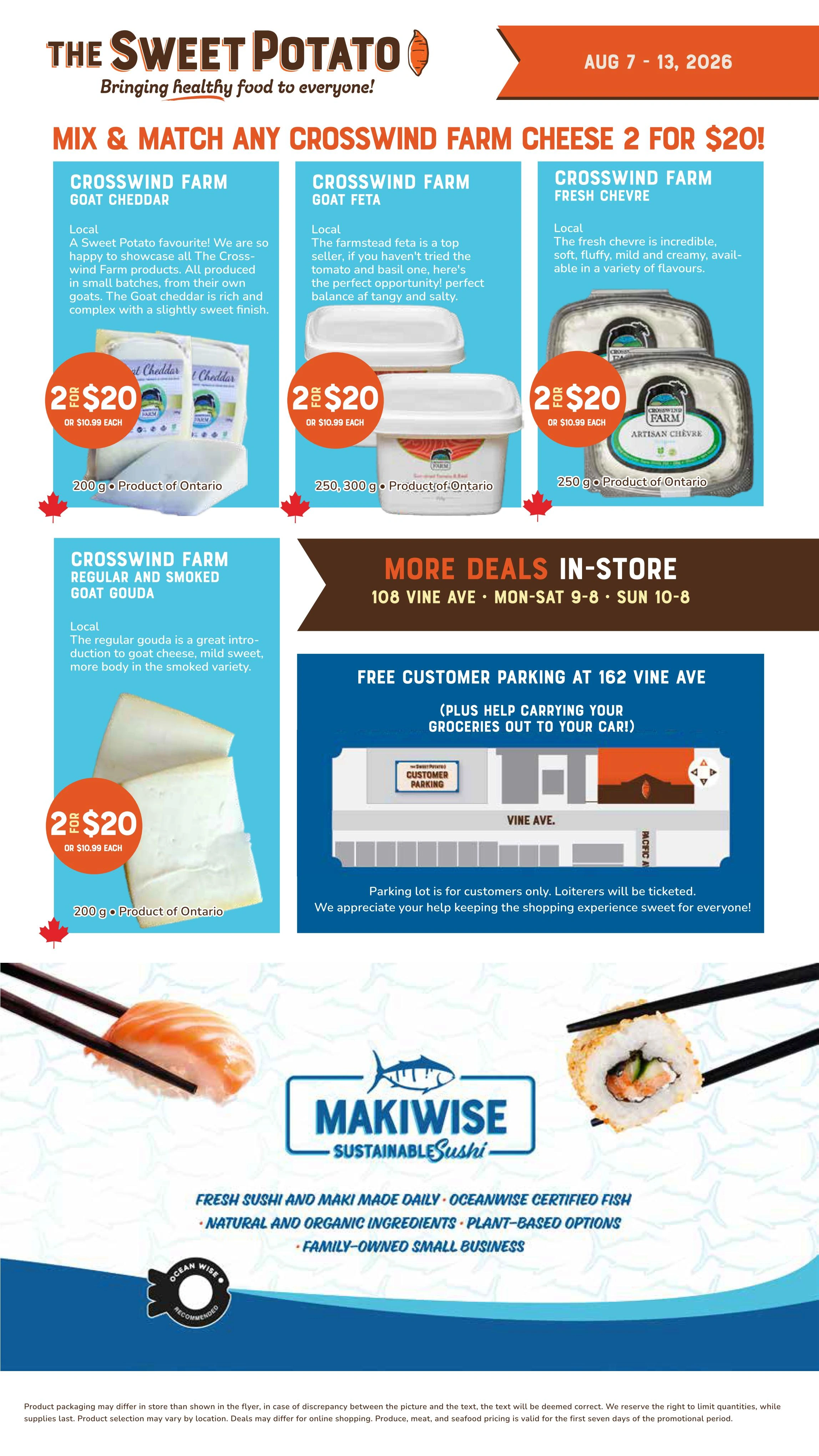The Sweet Potato flyer page 8
